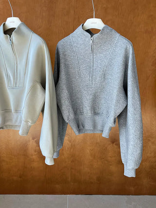 half zipper top