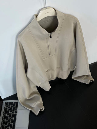 half zipper top