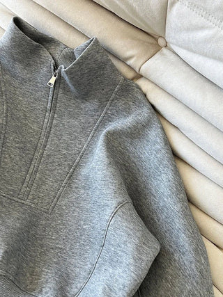 half zipper top