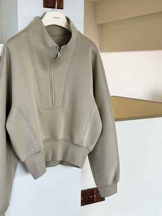 half zipper top