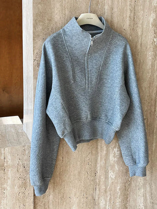 half zipper top