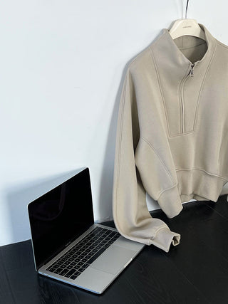 half zipper top