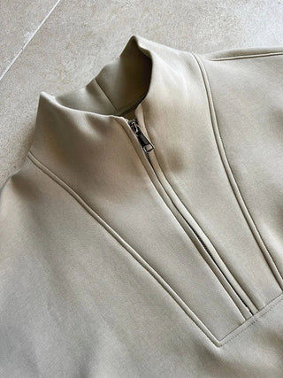 half zipper top