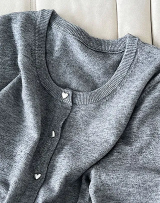 button sweater