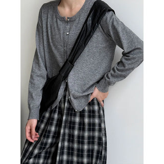 button sweater