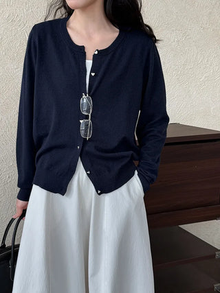 button sweater