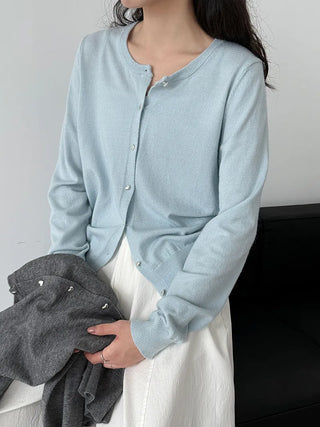 button sweater
