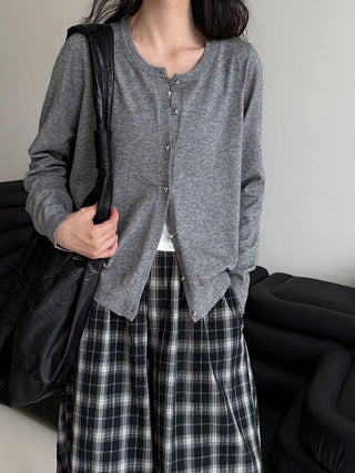 button sweater