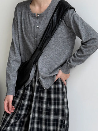 button sweater