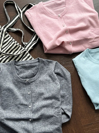 button sweater