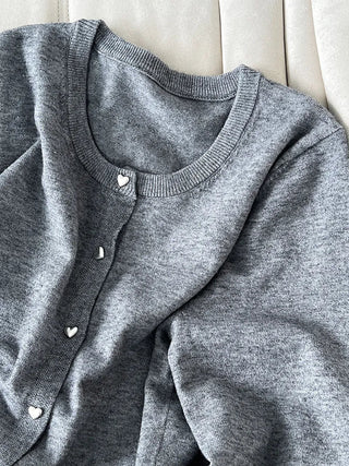 button sweater