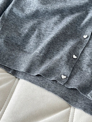 button sweater