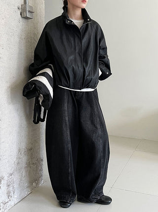 pu leather coat
