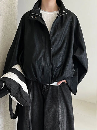 pu leather coat