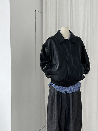 motorcycle leather coat
