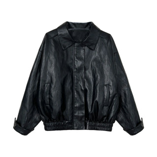 motorcycle leather coat