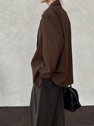 waffle suit coat