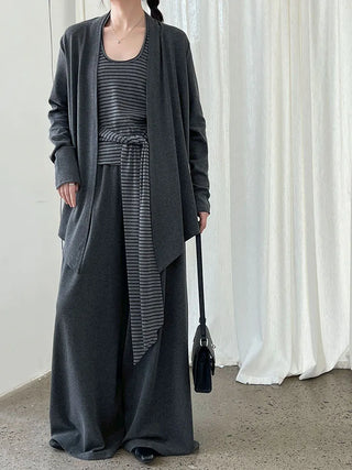 vest cardigan pants