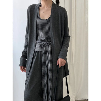 vest cardigan pants