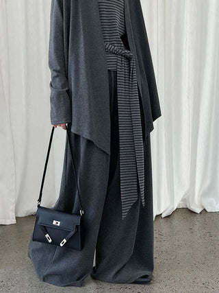 vest cardigan pants