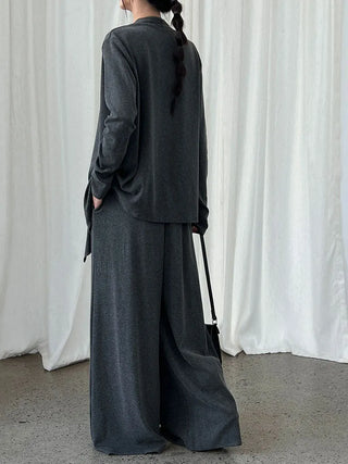 vest cardigan pants