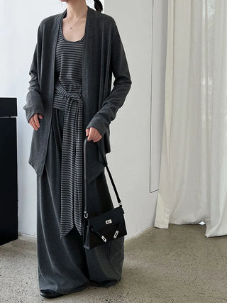 vest cardigan pants