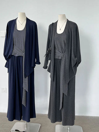 vest cardigan pants