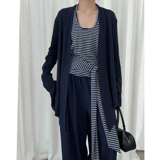 vest cardigan pants