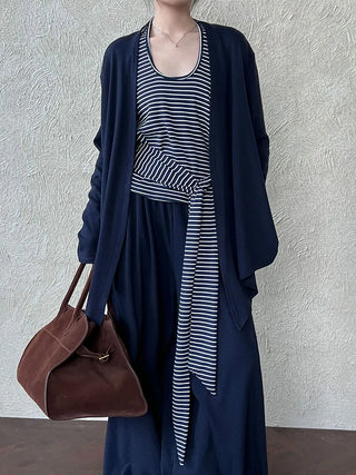 vest cardigan pants