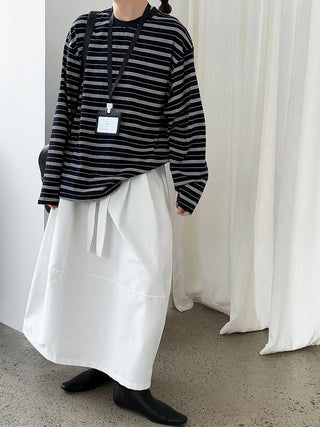 striped bottoming shirt