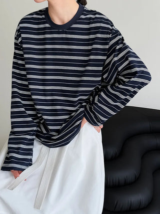 striped bottoming shirt