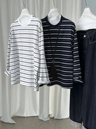 striped bottoming shirt