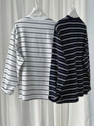striped bottoming shirt