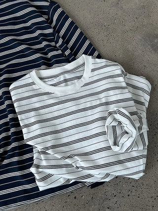 striped bottoming shirt