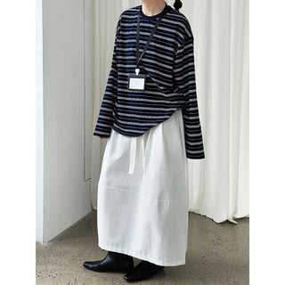 striped bottoming shirt