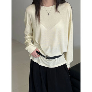 Tencel bottoming shirt