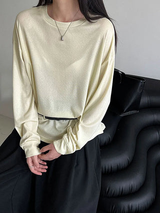 Tencel bottoming shirt