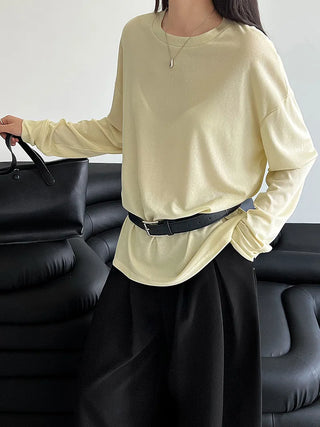 Tencel bottoming shirt