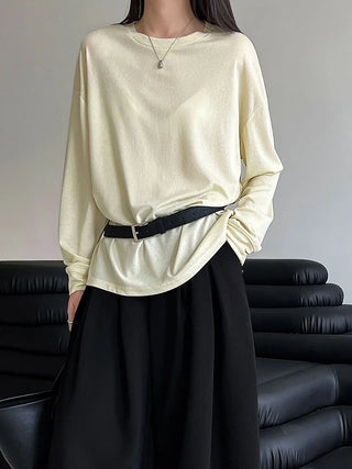 Tencel bottoming shirt