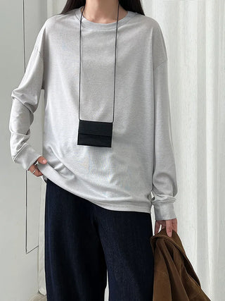 Tencel bottoming shirt