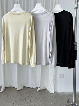 Tencel bottoming shirt