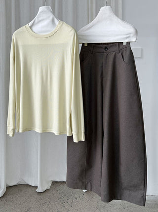 Tencel bottoming shirt