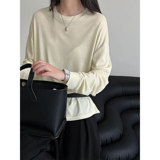 Tencel bottoming shirt