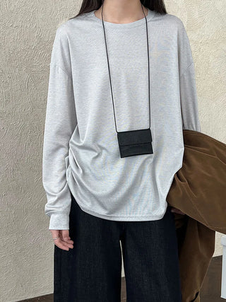 Tencel bottoming shirt
