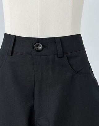 pleated wide pants