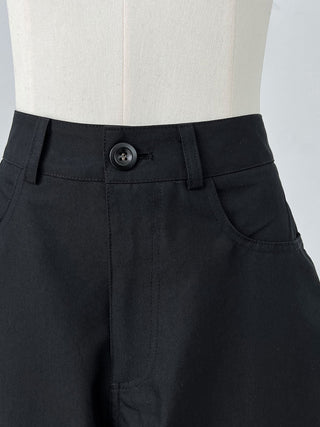 pleated wide pants