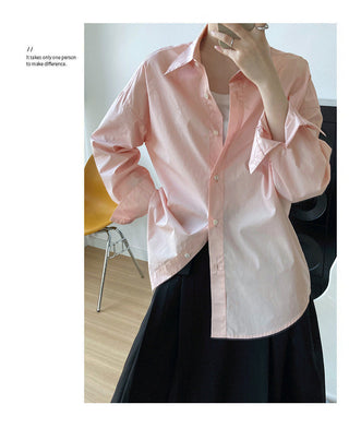 solid color shirt