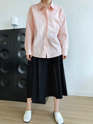 solid color shirt