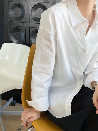 solid color shirt