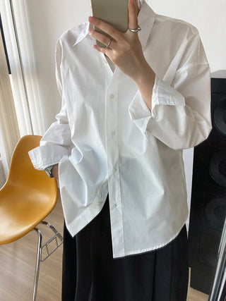 solid color shirt